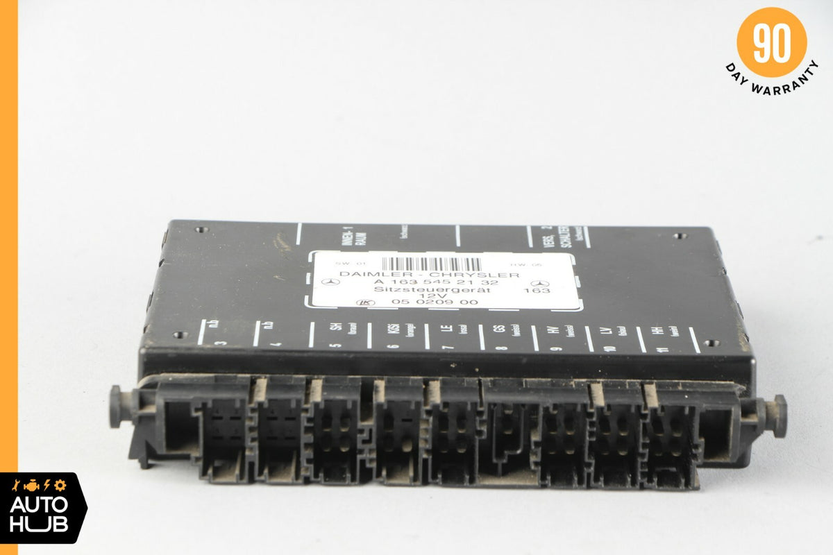 98-05 Mercedes W163 ML320 ML500 Seat Control Module Front Left Or Right OEM - photo 2