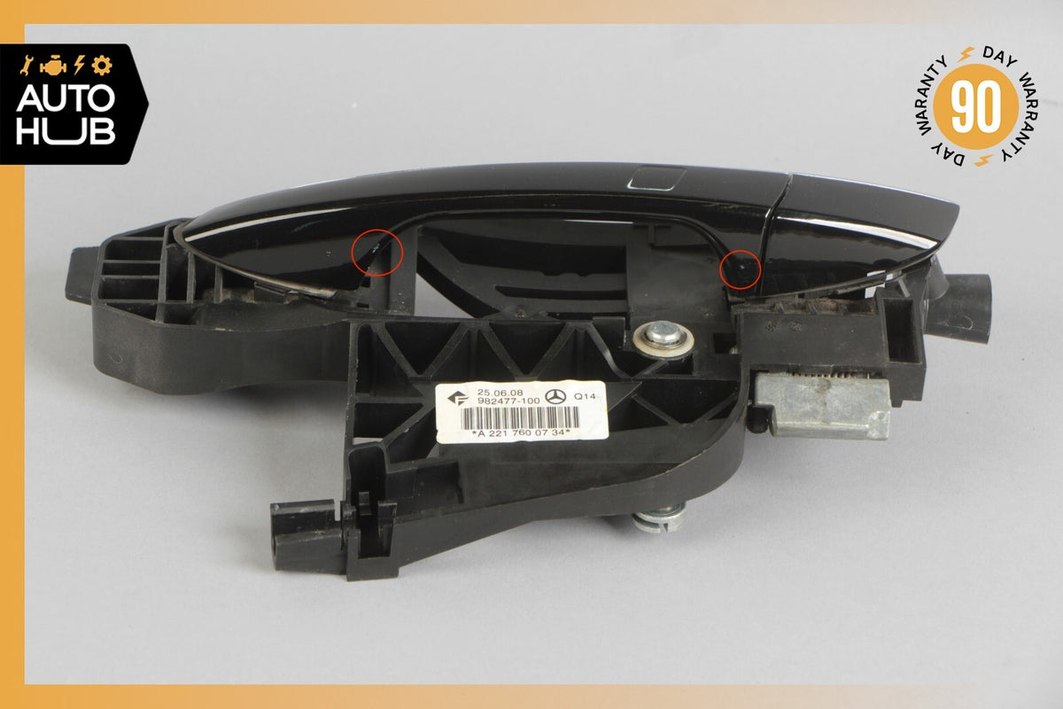 07-13 Mercedes W221 S600 S550 Rear Left Exterior Door Handle Keyless Go OEM - photo 4