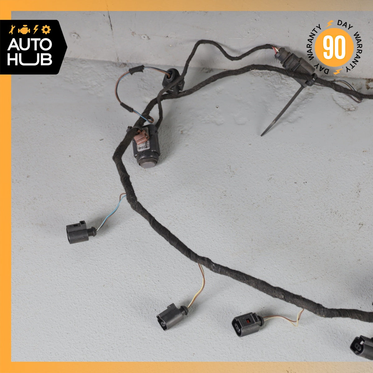 Bentley Continental GTC GT Rear Bumper Parking Sensor Wire Harness PDC OEM 40k - photo 7