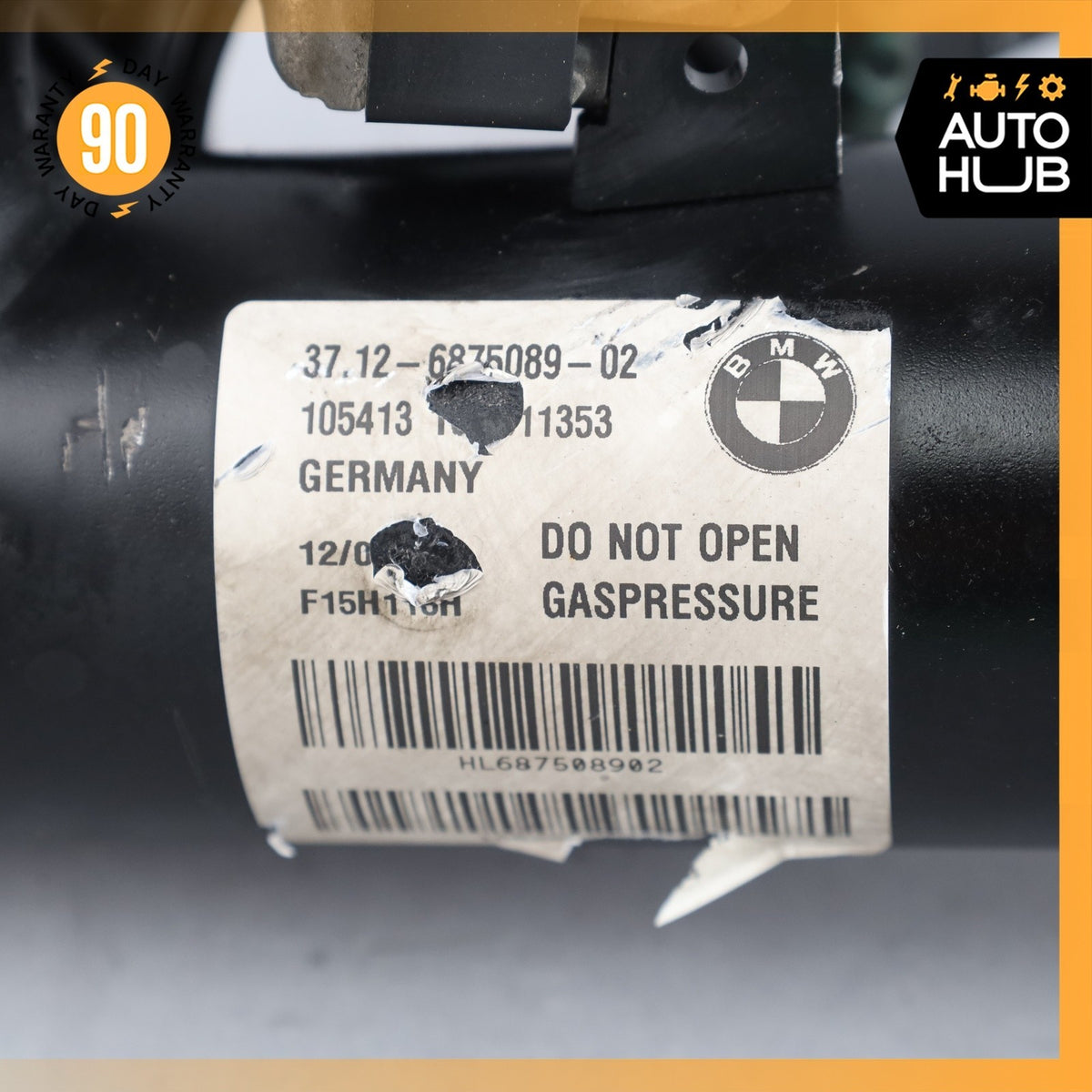 14-19 BMW F15 X5 X6 Rear Left Side VDC Shock Strut 37126875089 OEM 69k - photo 12