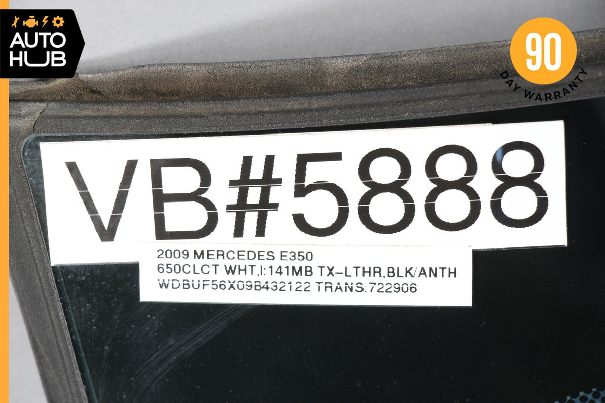 07-09 Mercedes W211 E350 E550 E320 E63 Sedan Rear Windshield Window Glass OEM - photo 12