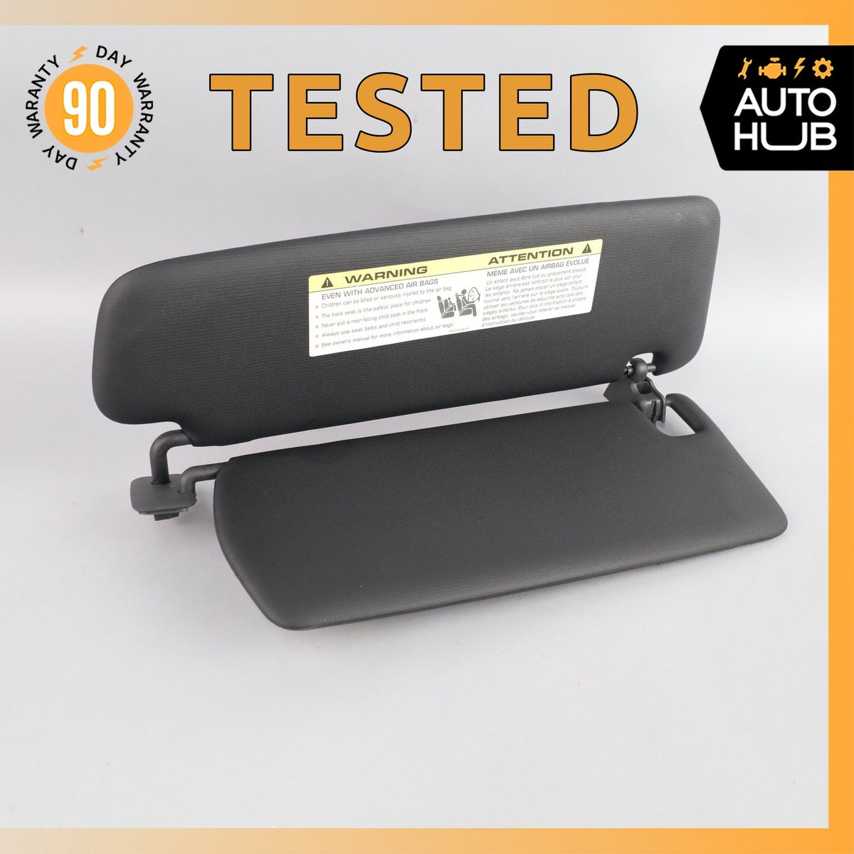 11-14 Porsche Cayenne 958 Hybrid S Sun Visor Sunvisor Front Left Driver Side OEM - photo 1