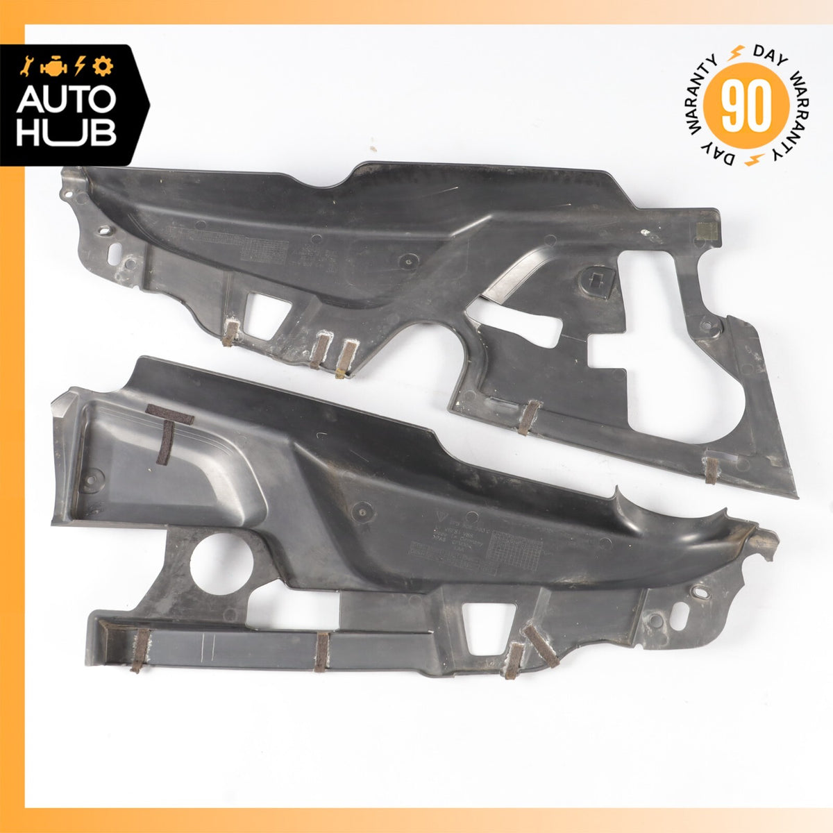 11-14 Porsche Cayenne 958 VR6 Engine Bay Cover Panel Right & Left Side Set OEM - photo 1