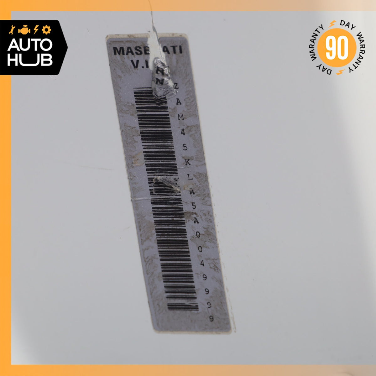 08-14 Maserati GranTurismo M145 Left Side Door Shell Frame Panel White OEM 61k - photo 21