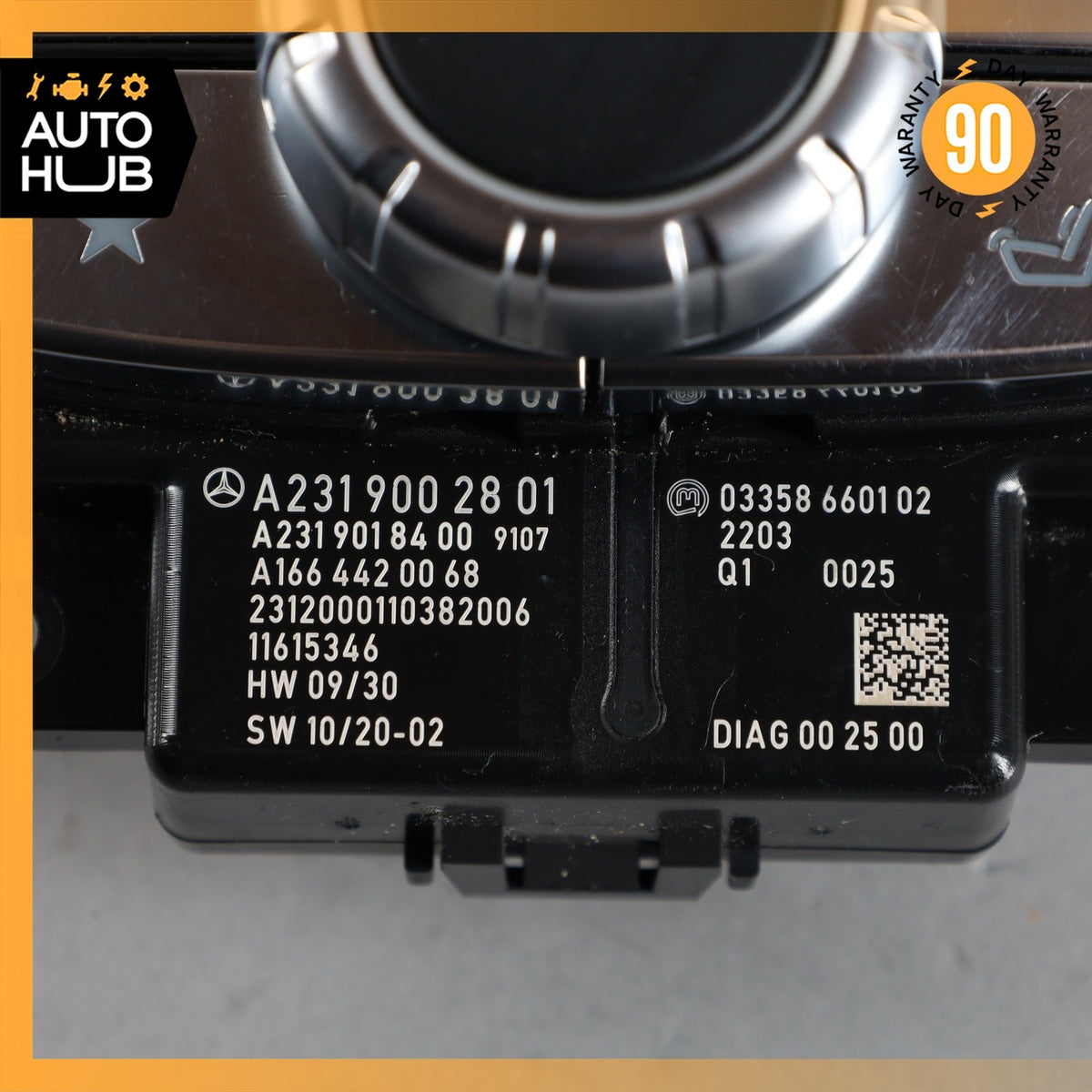 Mercedes R231 SL550 Center Console Navigation Stereo Control Switch OEM - photo 9