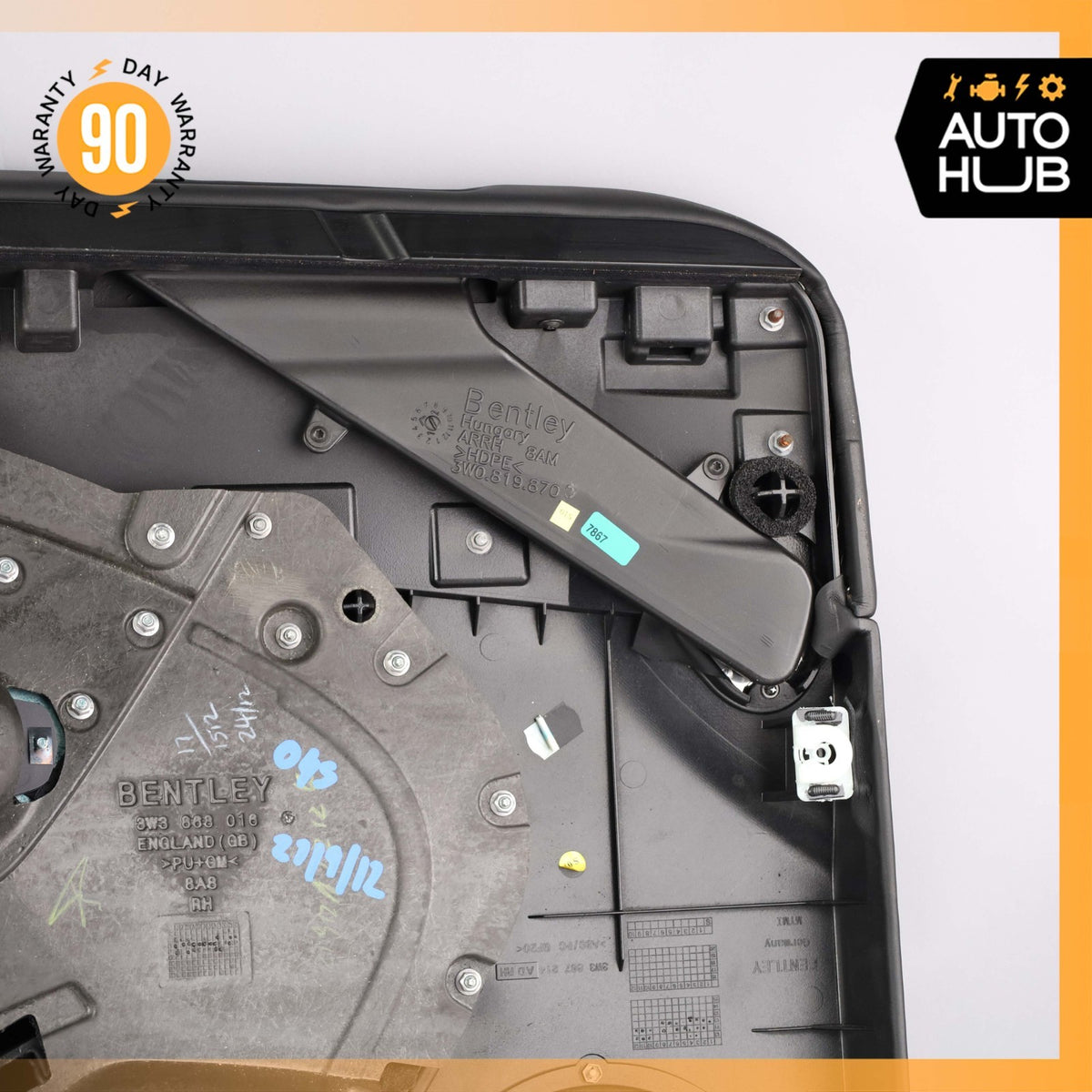12-16 Bentley Continental GT Right Passenger Side Interior Door Panel OEM 30k - photo 20