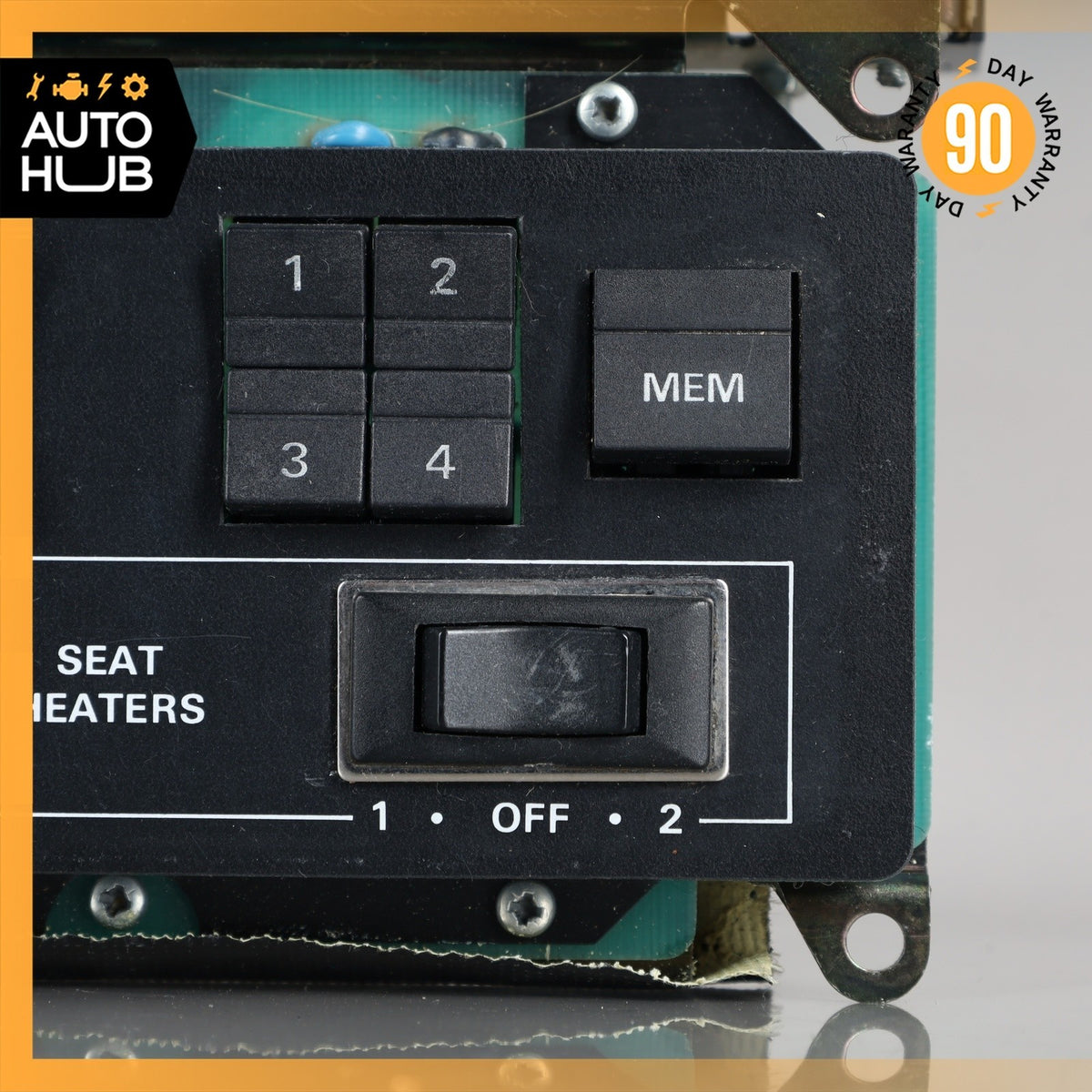90-97 Bentley Eight Turbo / Silver Spirit Center Console Seat Switch Panel OEM - photo 4