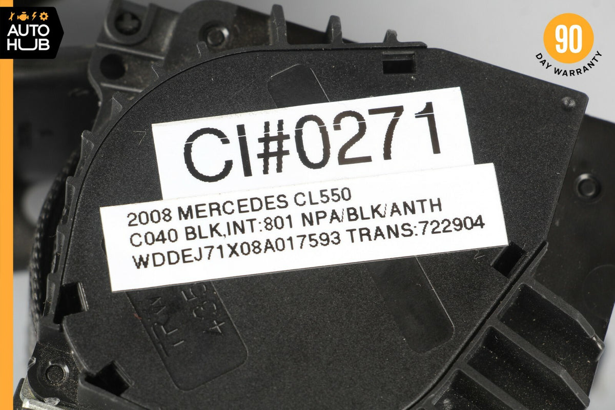 07-10 Mercedes W216 CL550 Front Left Driver Side Seat Belt Black 2168600585 OEM - photo 8