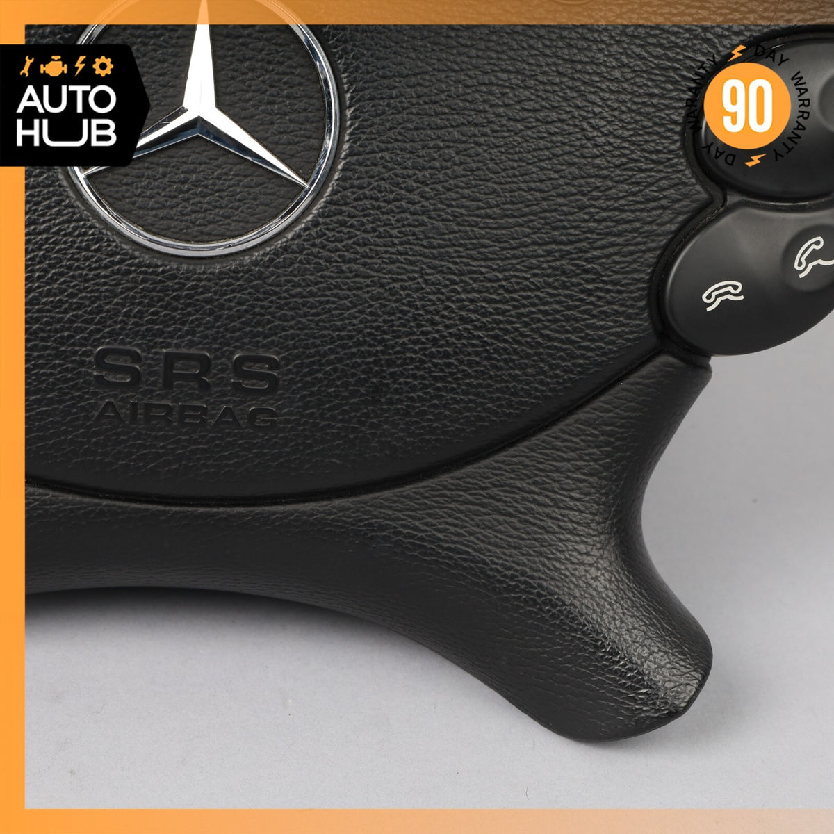 Mercedes R230 SL500 SL55 AMG CLK500 E350 Steering Wheel Airbag Air Bag Black OEM - photo 5