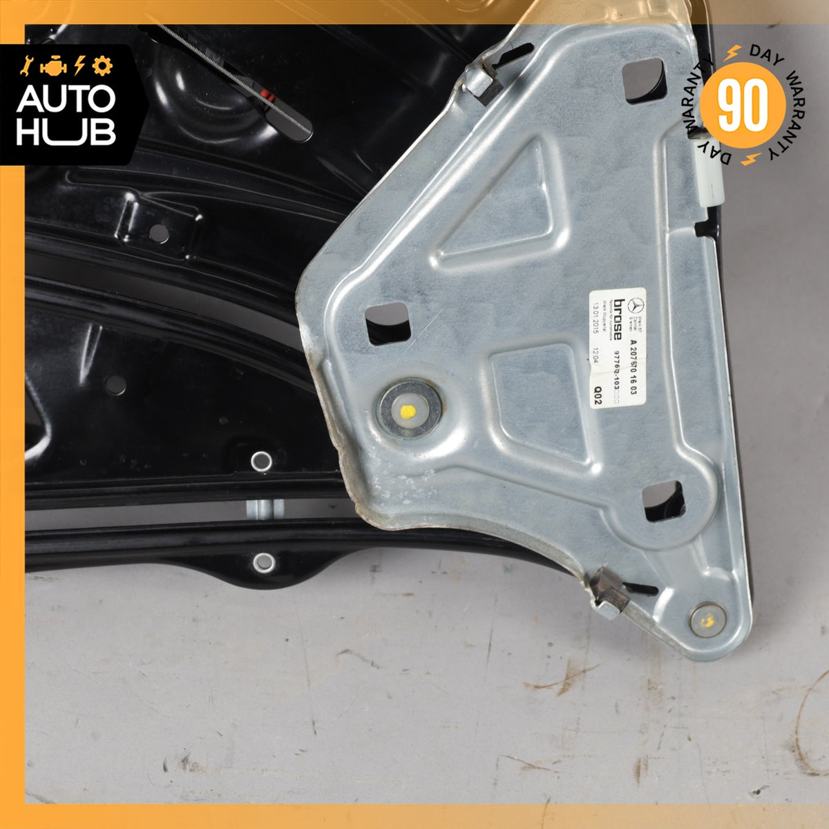 11-17 Mercedes W207 E400 E550 Rear Right Window Regulator w/Motor OEM 58k - photo 11