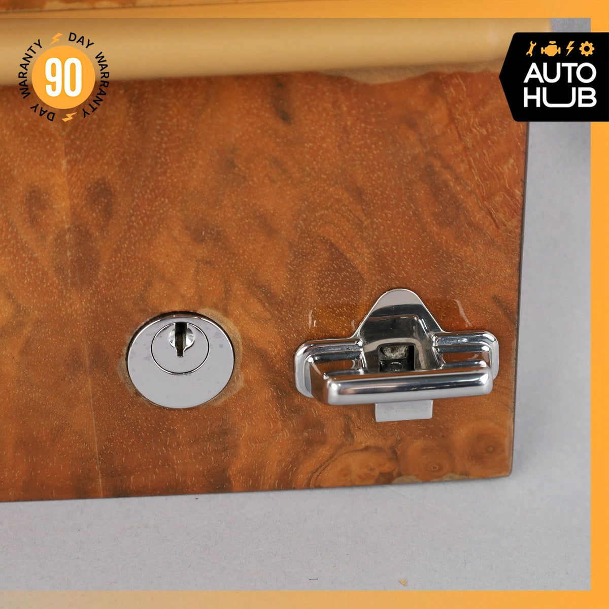 81-89 Rolls Royce Silver Spur Dashboard Dash Glove Box Cover Wood OEM 40k - photo 8