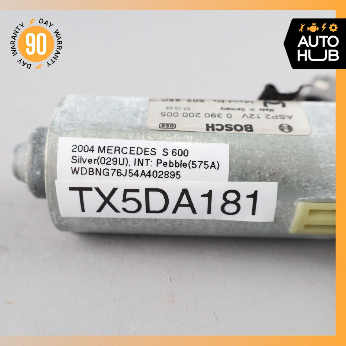 00-06 Mercedes W220 S600 CL500 S55 AMG Sunroof Sun Roof Motor 2208203842 OEM - photo 8