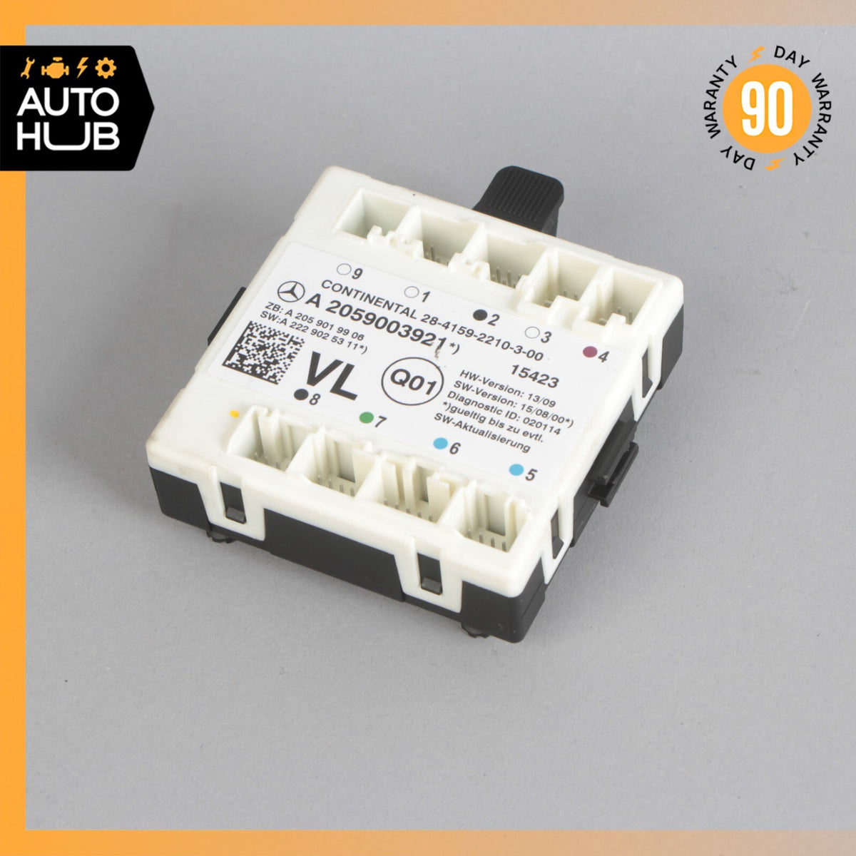 16-19 Mercedes W205 C300 C350e Front Left Side Door Control Module OEM 41k - photo 3