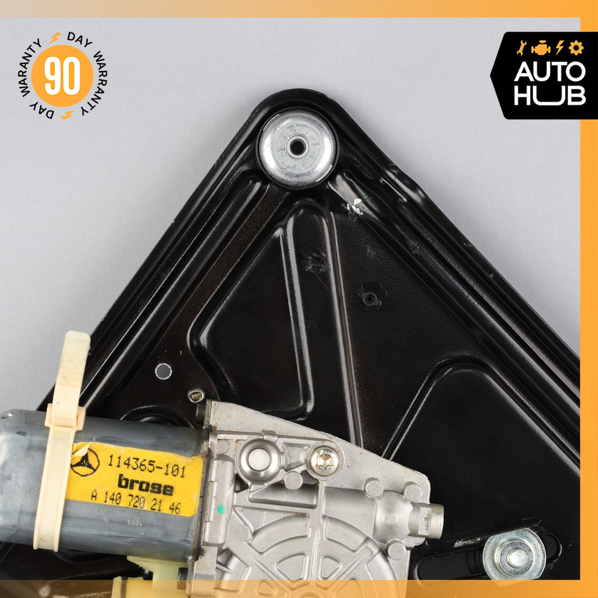 96-99 Mercedes W140 CL600 S500 Coupe Front Left Window Regulator w/ Motor OEM - photo 3