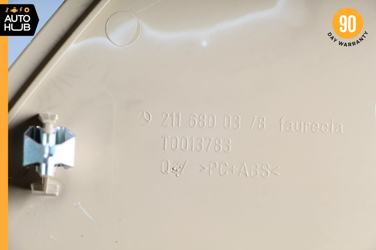 06-09 Mercedes W211 E350 E320 E500 Left Side Dashboard Trim Cover Panel OEM - photo 11