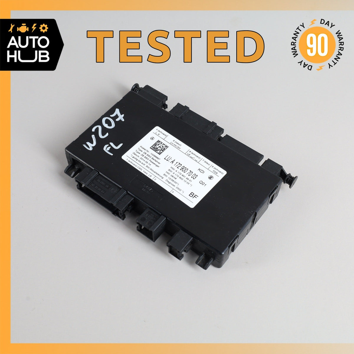Mercedes W207 E350 CLS550 SLK250 C350 Seat Control Module Front Right Side OEM - photo 1