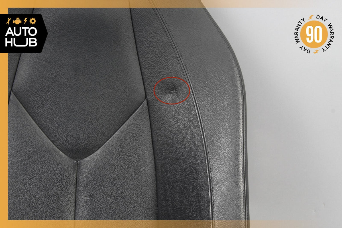 05-11 Mercedes R171 SLK280 SLK350 Seat Cushion Right Side Upper Top Black OEM - photo 3