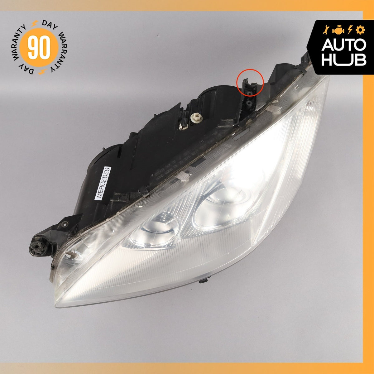 07-09 Mercedes W221 S550 S63 AMG Left Headlight Lamp Bi Xenon w/Night Vision OEM - photo 4