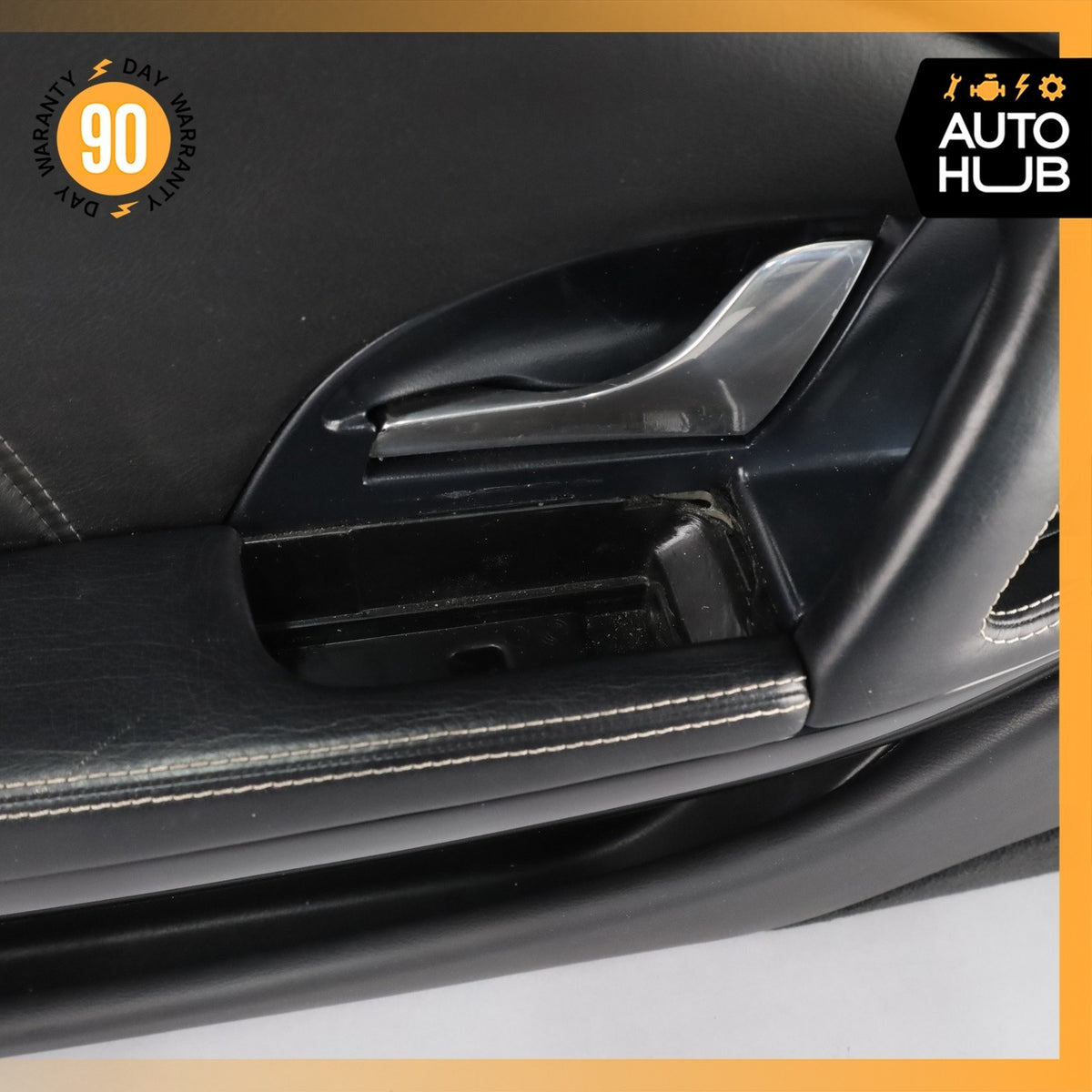 03-13 Maserati Quattroporte M139 Front Left Side Interior Door Panel Black OEM - photo 11