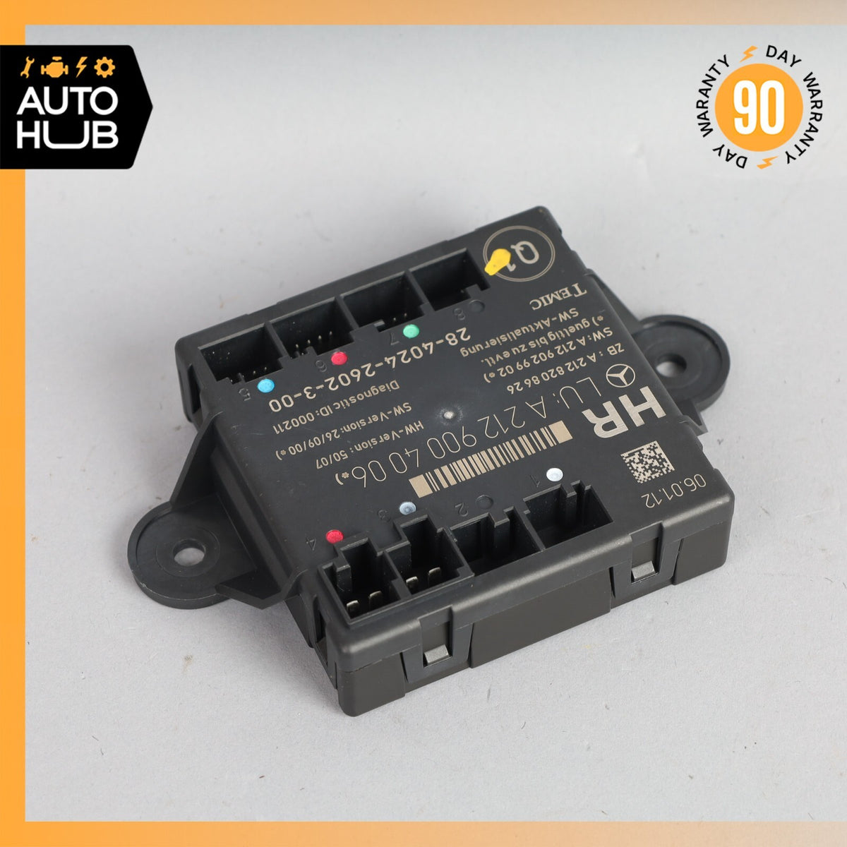 08-18 Mercedes W204 C300 C350 GLK350 Rear Right Side Door Control Module OEM - photo 2