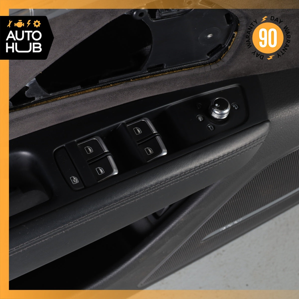 11-18 Audi D4 A8 S8 Front Left Driver Side Interior Door Panel Black Suede OEM - photo 9