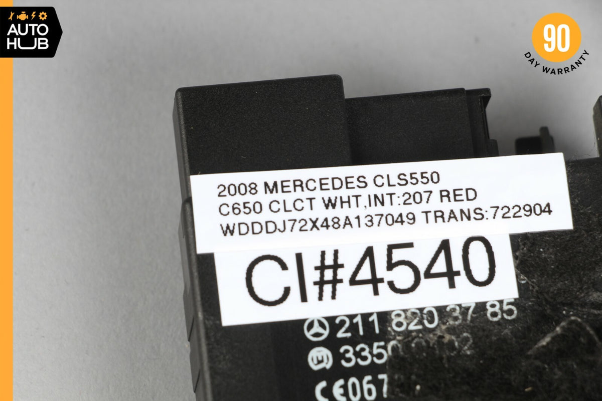 06-11 Mercedes W219 CLS550 E320 CLS55 Rear Door Keyless Go Control Module OEM - photo 8