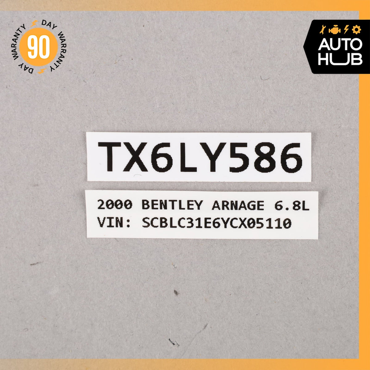 Bentley Arnage / Silver Seraph Front Left Driver Side Seat Control Module OEM - photo 10
