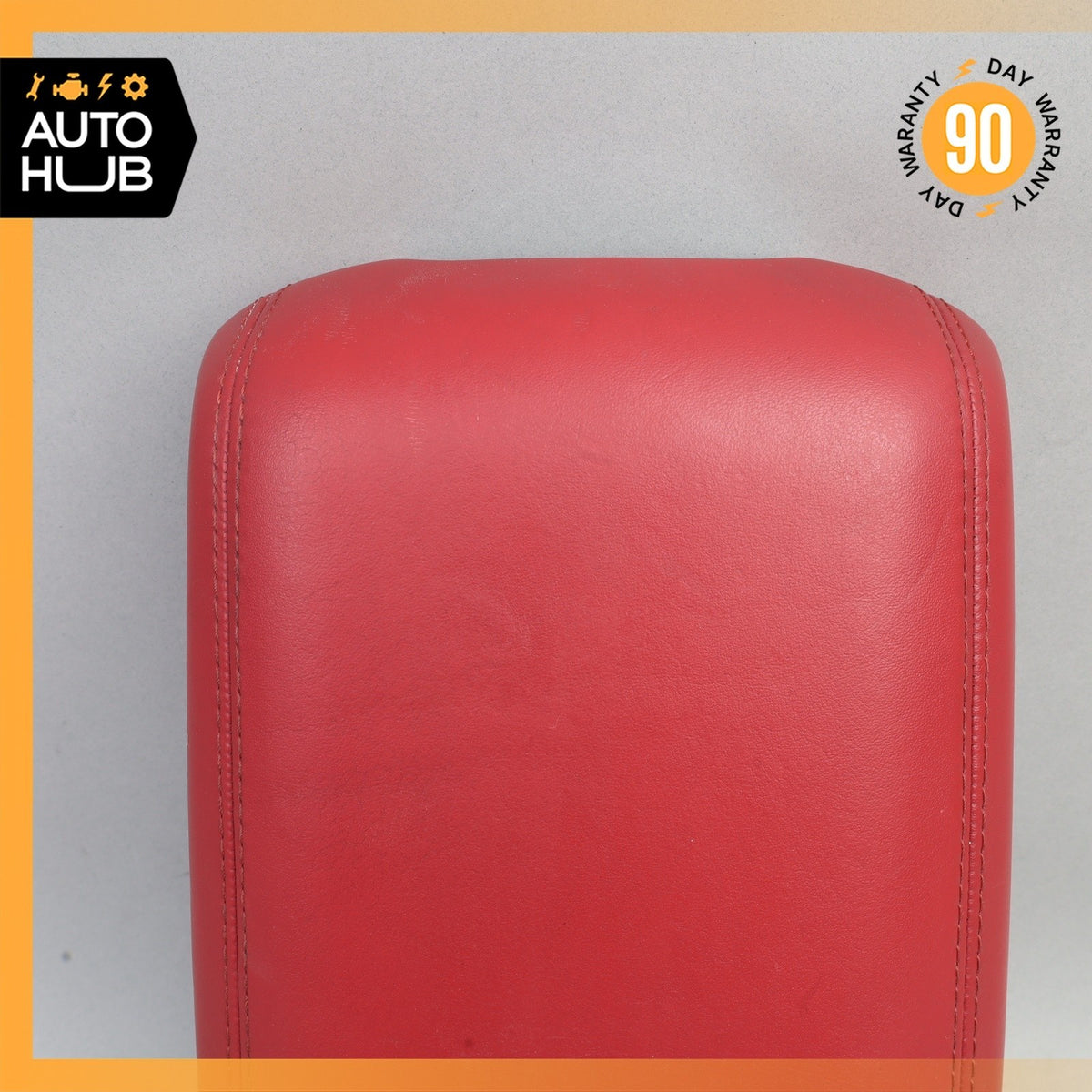 15-18 Porsche Macan 95B Center Console Arm Rest Armrest Cover Red OEM - photo 12