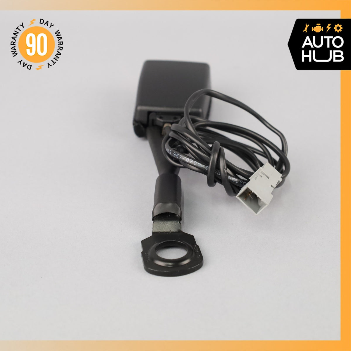 Porsche Panamera 970 Front Left Driver Side Seat Belt Buckle Black OEM - photo 7