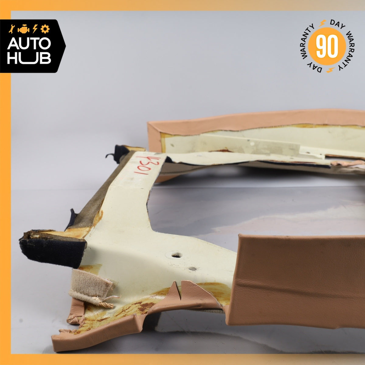 00-02 Bentley Arnage Front Right Lower Bottom Seat Trim Cover Brown OEM 50k - photo 12