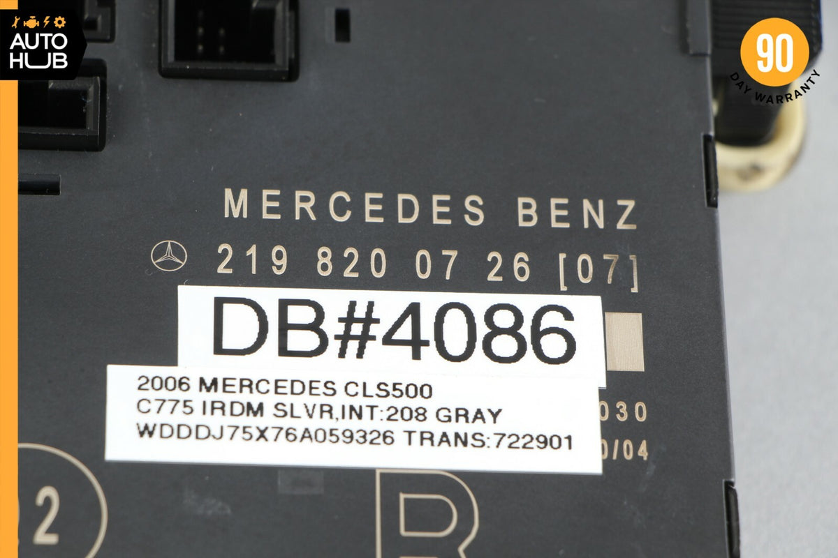 06-11 Mercedes W219 CLS500 CLS55 Door Control Module Front Right Side OEM - photo 8