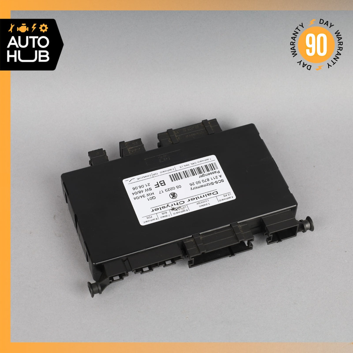 03-12 Mercedes W211 E550 E63 AMG Front Right Seat Control Module 2118705026 OEM - photo 2
