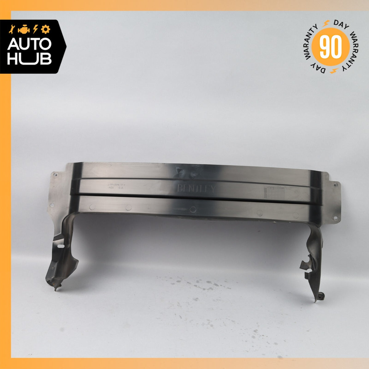 03-06 Bentley Continental GT Radiator Support Lower Air Guide Baffle OEM 36k - photo 8