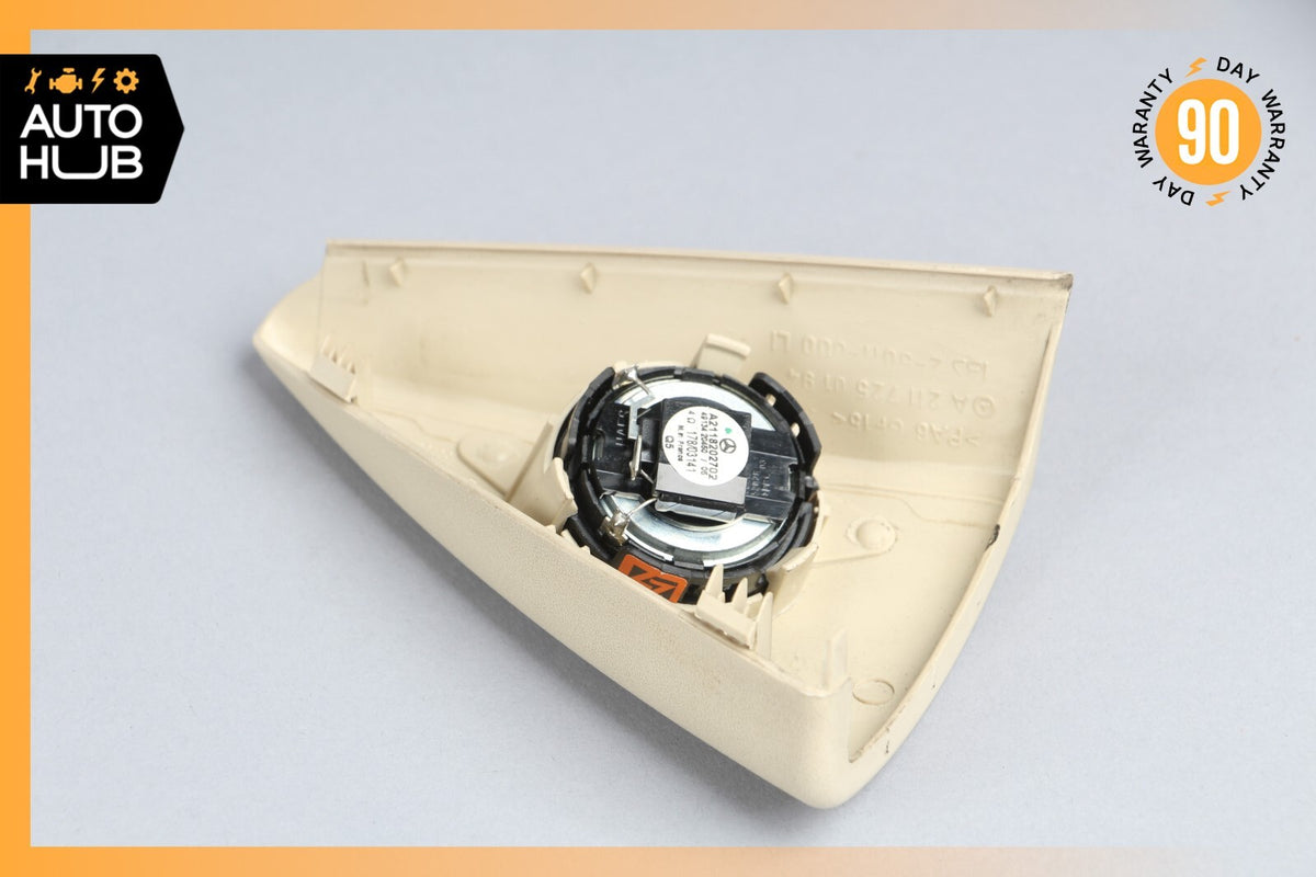 03-06 Mercedes W211 E500 E320 Tweeter Speaker Cover Left Driver Side Beige OEM - photo 7