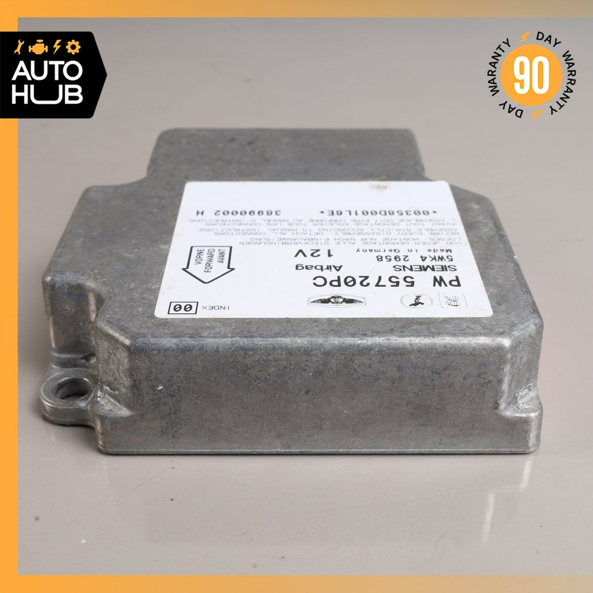 00-02 Bentley Arnage / RR Seraph Airbag Air Bag Sensor SRS Control Module OEM - photo 7