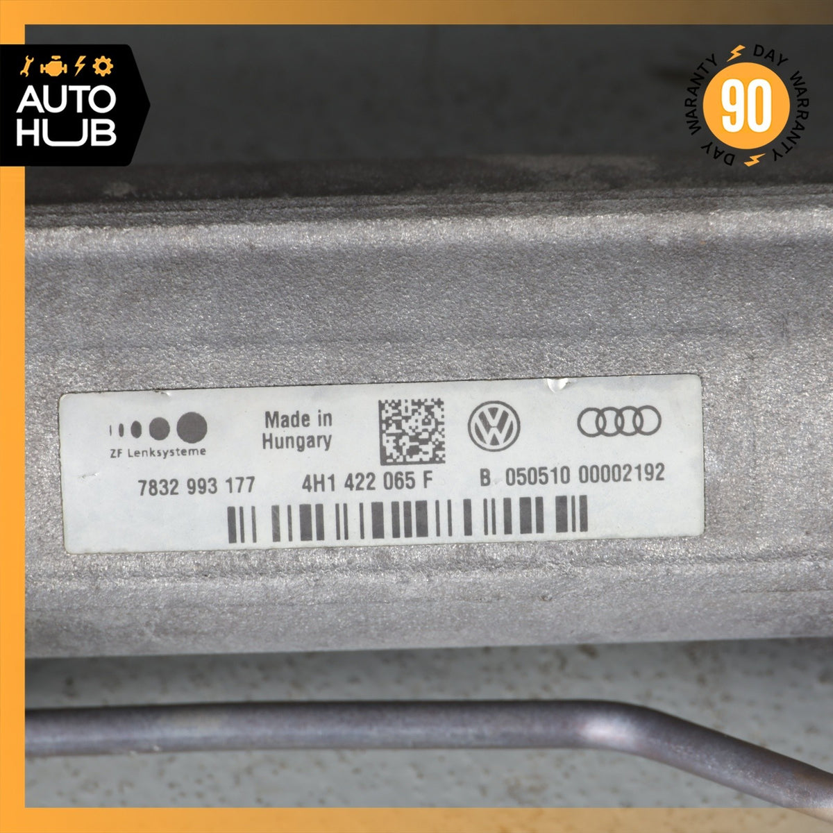 11-14 Audi D4 A8 Power Steering Rack & Pinion 4H1422065F OEM - photo 10