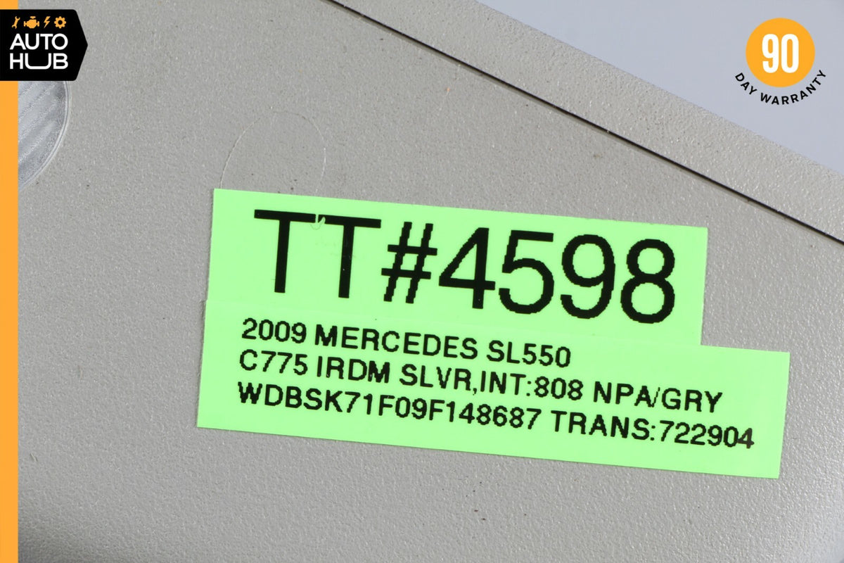 07-12 Mercede R230 SL550 SL55 AMG Interior Rear View Mirror 2308110007 Gray OEM - photo 11