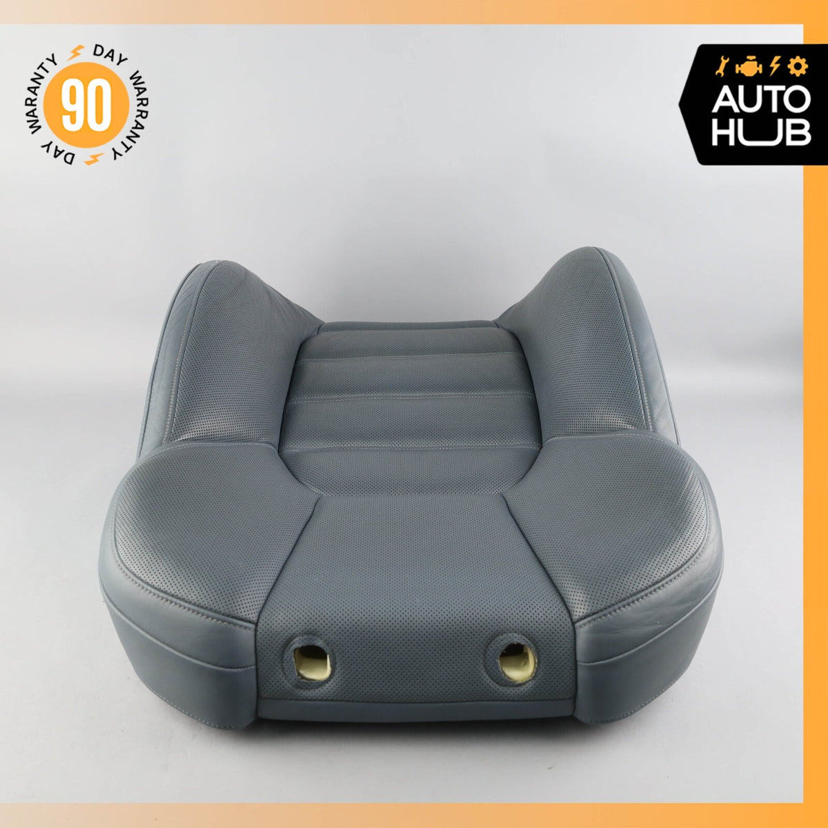11-18 Porsche Cayenne 958 Front Left Seat Upper Cushion Leather Blue OEM - photo 12