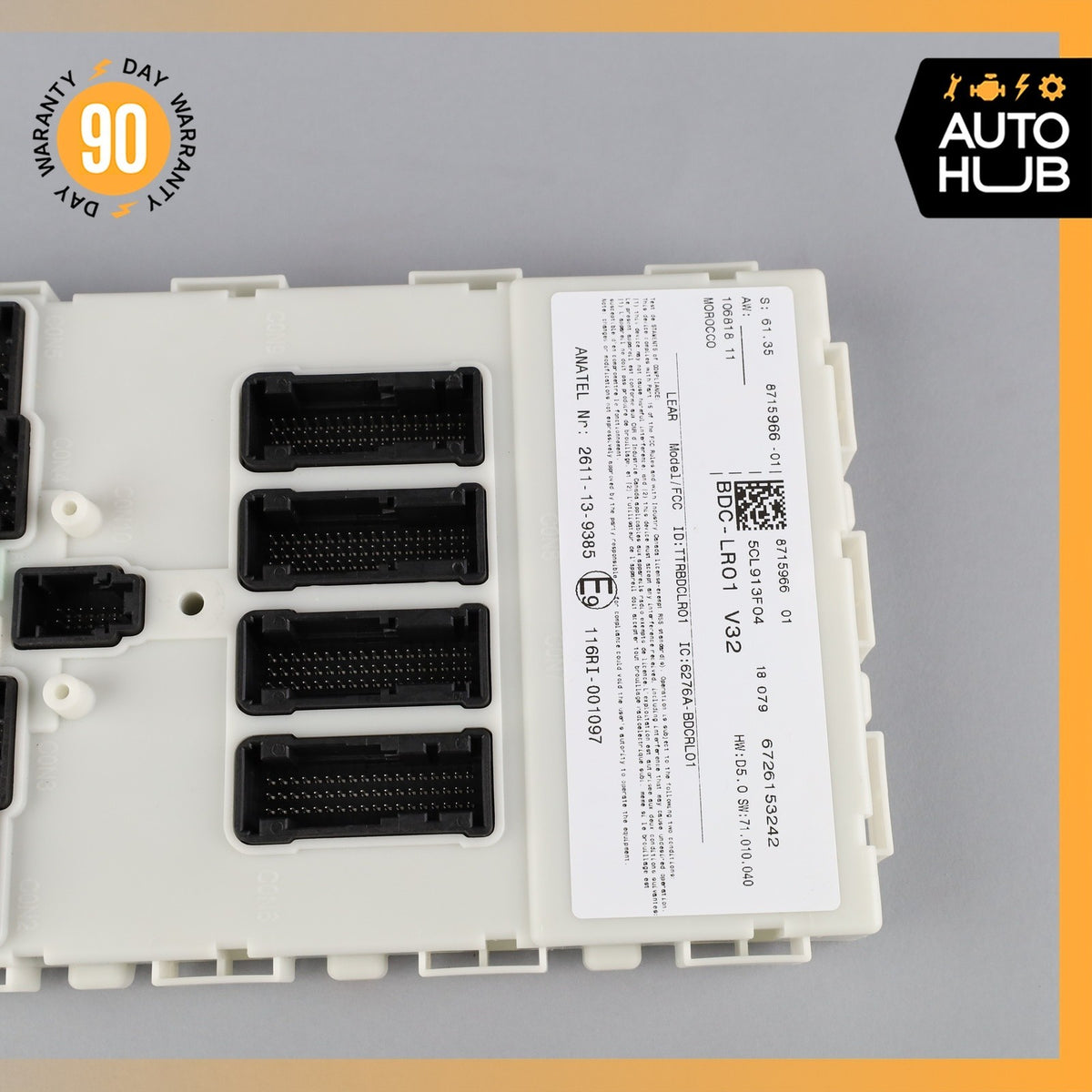 14-21 BMW i3 I01 Hybrid Front Comfort Body Computer Control Module BCM OEM 46k - photo 10