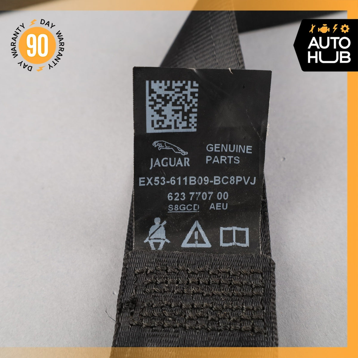 14-24 Jaguar X152 F-Type Front Left Driver Side Seatbelt Retractor Black OEM - photo 15