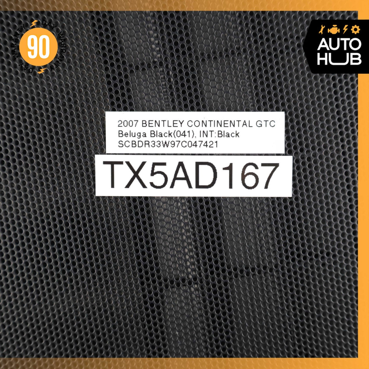 07-13 Bentley Continental GTC GT Dash Dashboard Speaker Cover Grille OEM 52K - photo 11