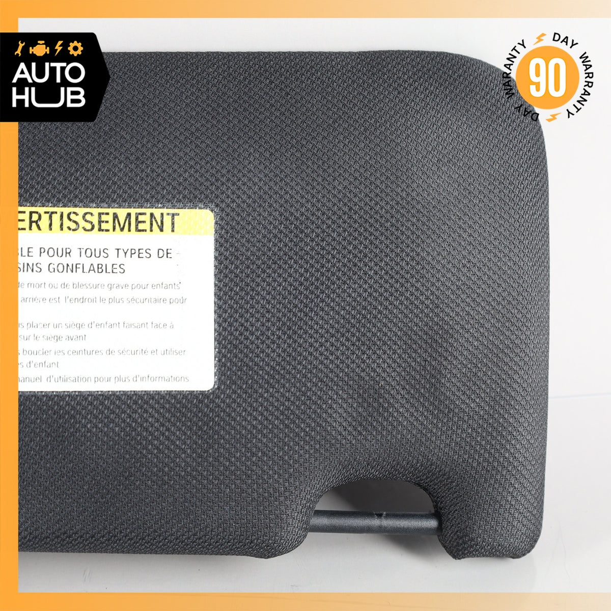 11-16 BMW F10 550i Left Driver Side Sunvisor Sun Visor Black 51168038165 OEM - photo 8
