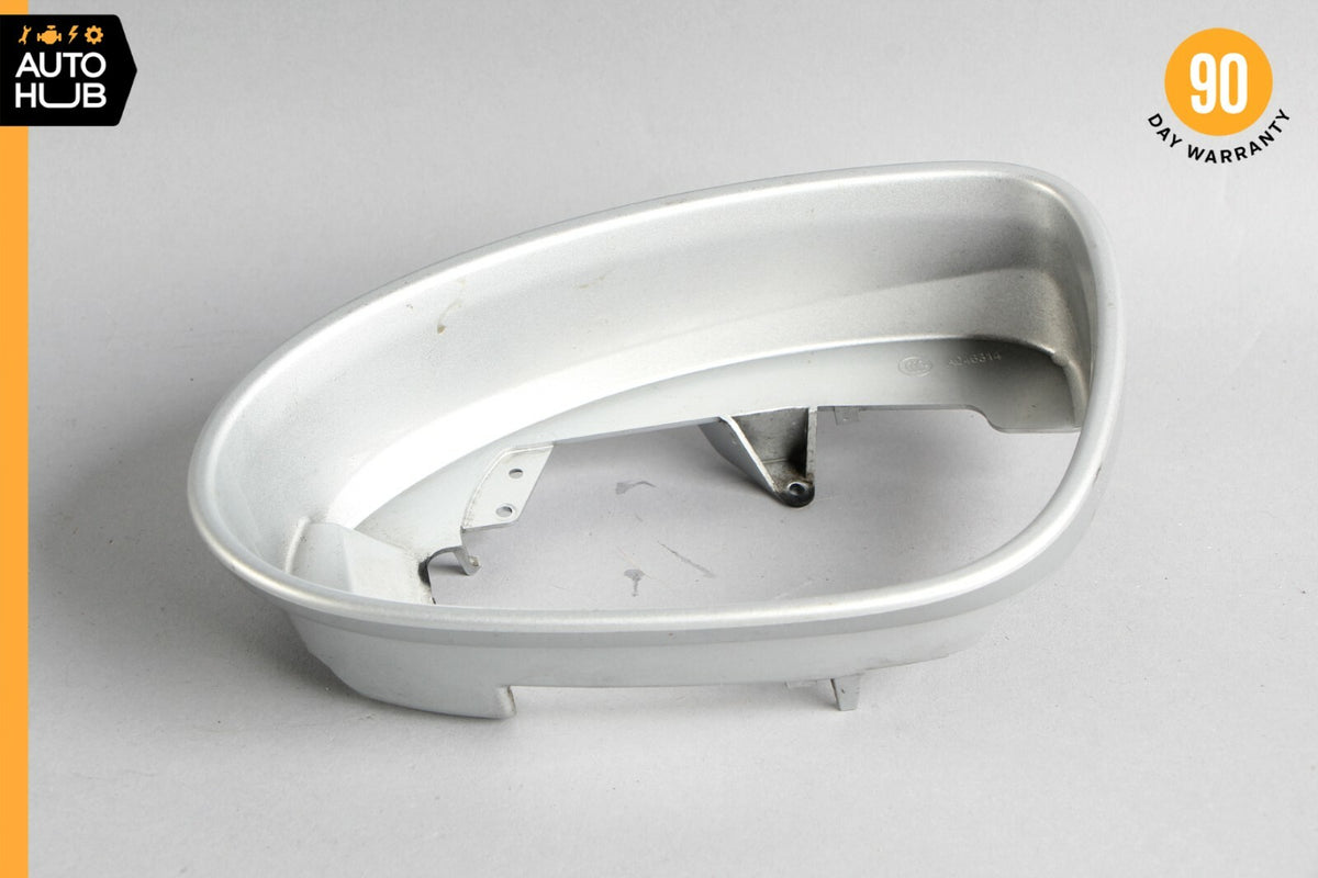 06-09 Mercedes W221 S550 CL63 Left Side Rear View Door Mirror Frame Silver OEM - photo 10