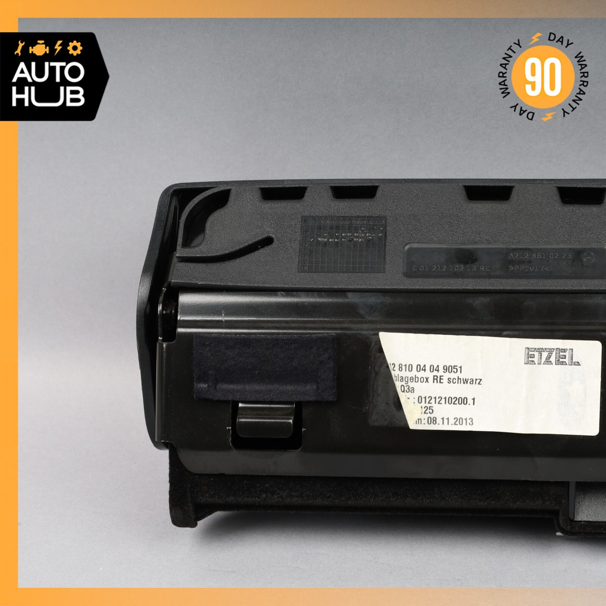 10-16 Mercedes W212 E400 CLS550 Right Side Under Seat Compartment Black OEM - photo 9
