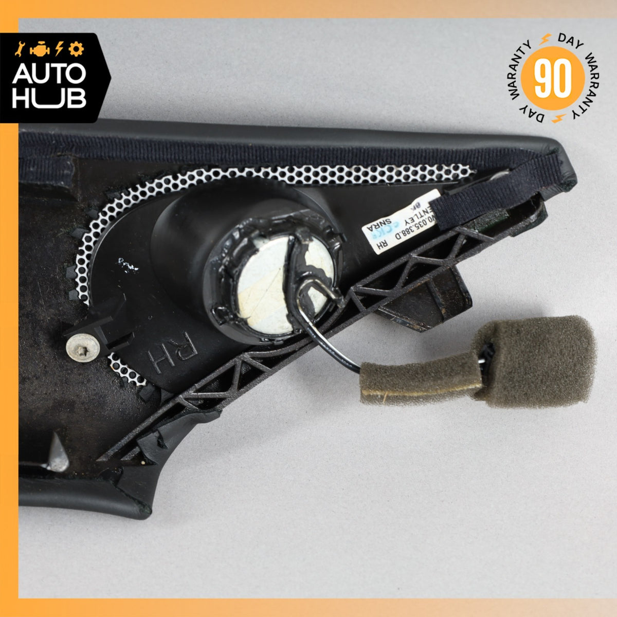 07-11 Bentley Continental GTC Front Right Side A-Pillar Trim Cover OEM - photo 13