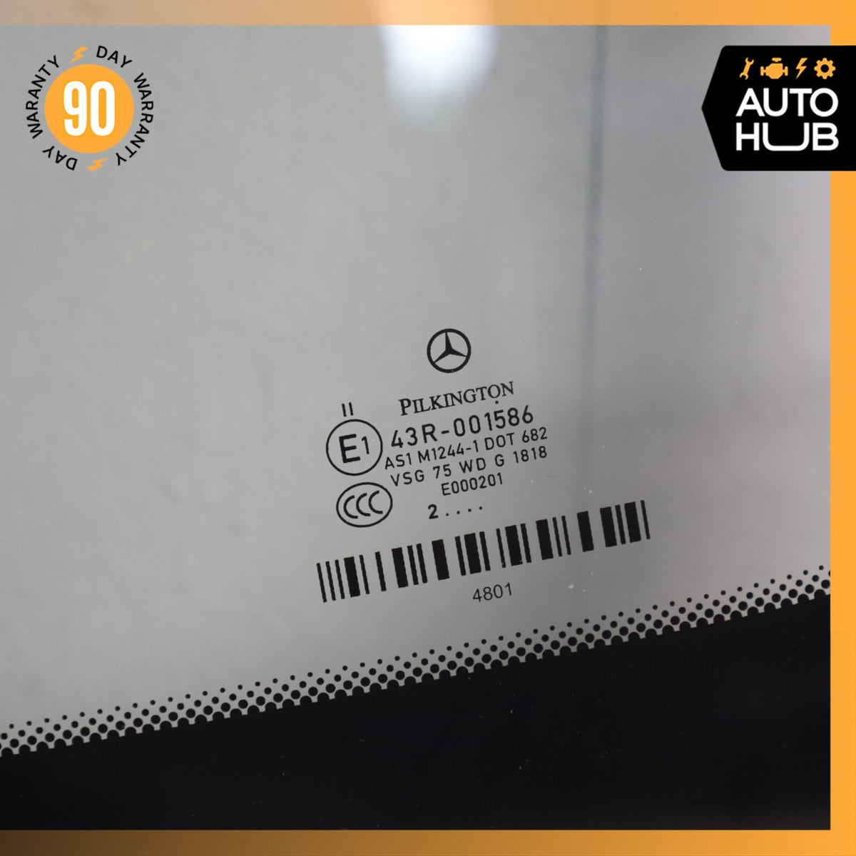 12-14 Mercedes W204 C250 C300 Sedan Front Windshield Wind Shield Glass OEM 84k - photo 9