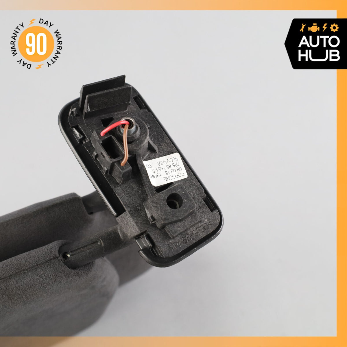 15-18 Porsche Cayenne 958 GTS Sun Visor Sunvisor Left Side Suede OEM - photo 12