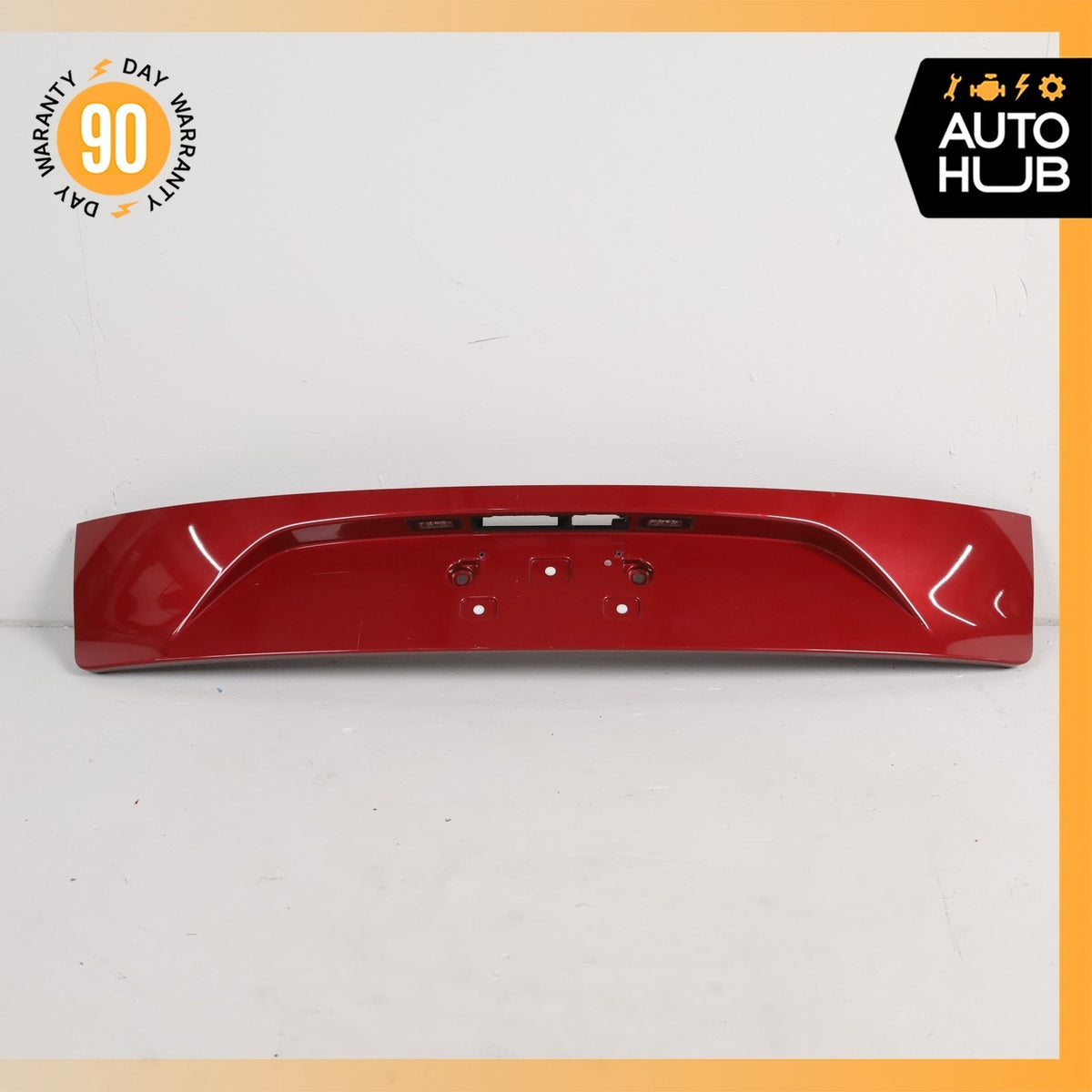 17-26 Alfa Romeo 949 Stelvio Trunk Lid License Plate Holder Red OEM 72k - photo 5