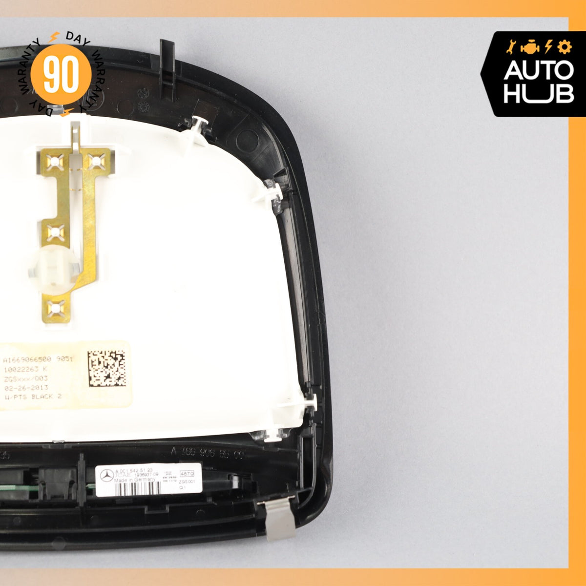 2013 Mercedes W166 ML63 Rear Overhead Dome Light Lamp Black OEM - photo 8
