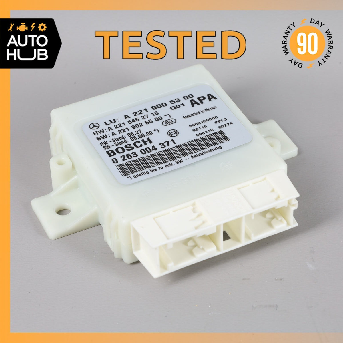 10-13 Mercedes W221 S63 S400 Park Assist Parktronic Sensor Module Control OEM - photo 1
